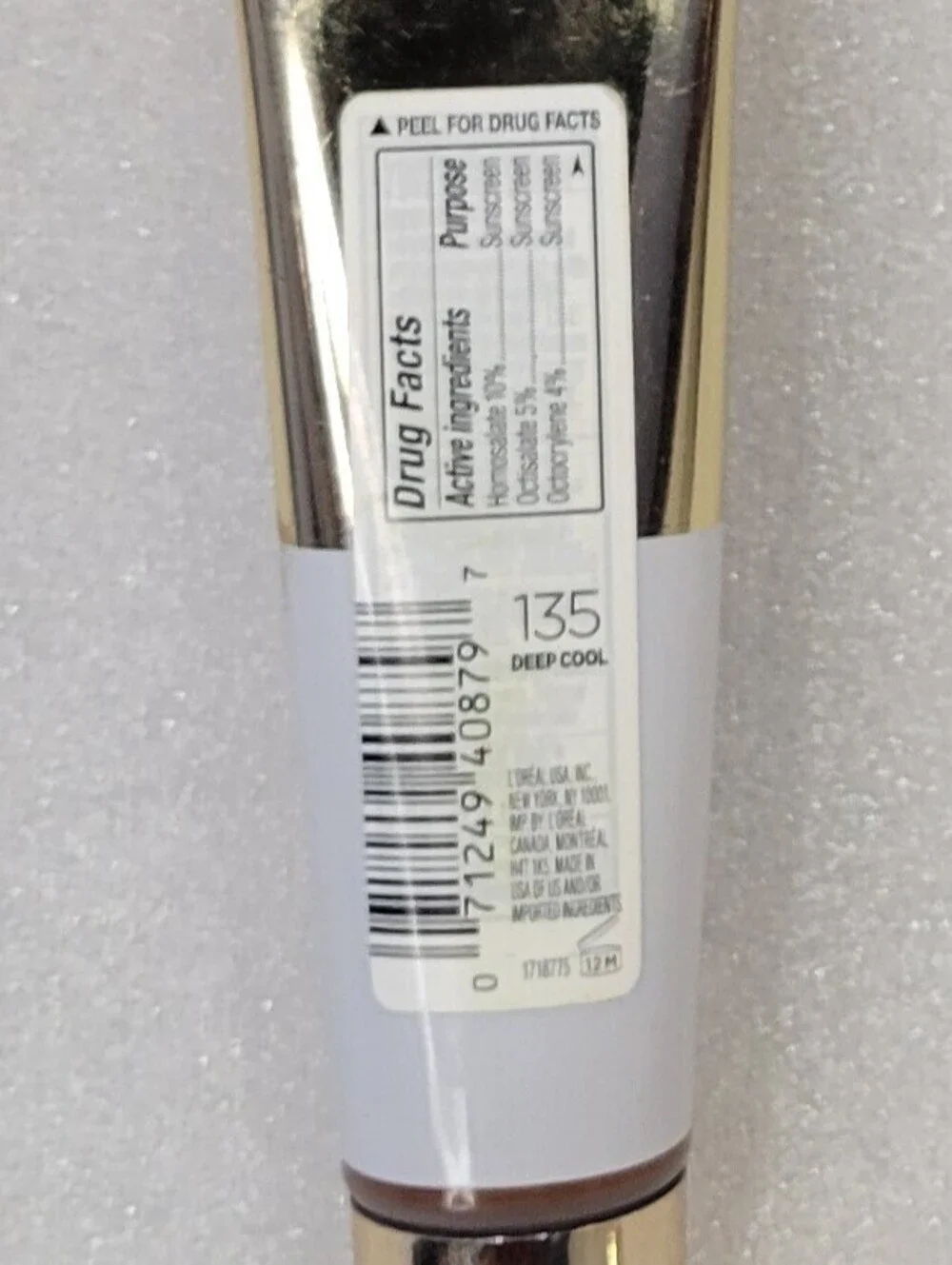 L'OREAL AGE PERFECT RADIANT SERUM FOUNDATION SPF 50 SUNSCREEN 135 DEEP COOL